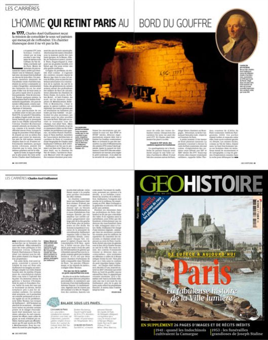 Géo histoire Paris, Catacombes et Guillaumot